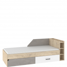 Łóżko 90 x 200 Prawe PAX-08 PAX Podstawowe (2)