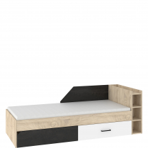 Łóżko 90 x 200 Prawe PAX-08 PAX Podstawowe (1)