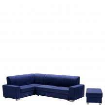 Narożnik rozkładany MECENAS Lewy + Pufa Podstawowe