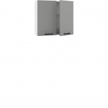 Szafka górna wisząca z suszarką 2 drzwi W80SU ALU TRACY Podstawowe (4)