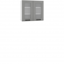 Szafka górna wisząca z witryną 2 drzwi WS80 TRACY Podstawowe (4)