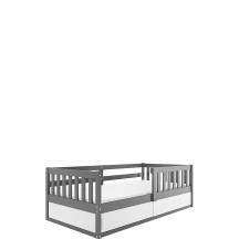 Łóżko dla dziecka drewniane z materacem SMART Podstawowe (2)