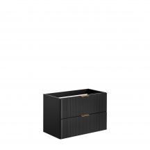 Szafka łazienkowa wisząca pod umywalkę 80 cm 82-80-B-2S ADEL BLACK Podstawowe