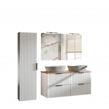 Zestaw mebli do łazienki SET 60-03 ADEL WHITE Podstawowe