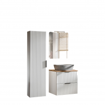 Zestaw mebli do łazienki SET 60-02 ADEL WHITE Podstawowe