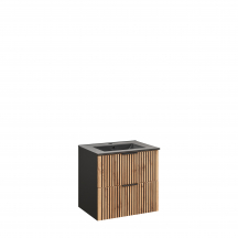 Szafka łazienkowa wisząca z umywalką 82-60-D-2S XILO Podstawowe