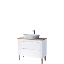 Szafka łazienkowa stojąca z umywalką 82-100-D-2S FIJI WHITE Podstawowe