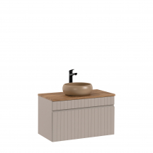 Szafka łazienkowa wisząca z umywalką 82-80-D-1S ICONIC CASHMERE Podstawowe