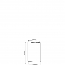 Front do zmywarki FZMYW45 KAM SET Podstawowe