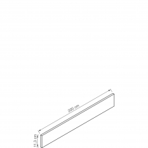 Cokół 200 cm do kuchni KAM SET Podstawowe