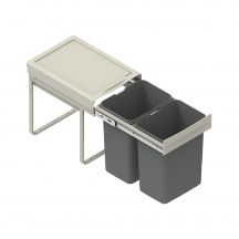 Pojemnik do segregacji odpadów 2x15L do szafki o szerokości 40 cm Podstawowe