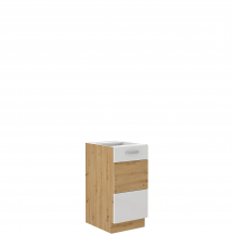 Szafka dolna stojąca 1 drzwi 40 D 1F ARTISAN BIAŁY POŁYSK Podstawowe