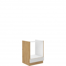 Szafka dolna stojąca pod zabudowę piekarnika 60 D GAZ ARTISAN BIAŁY POŁYSK Podstawowe