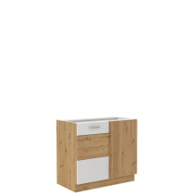 Szafka dolna stojąca narożna 1 drzwi 105 ND 1F ARTISAN BIAŁY POŁYSK Podstawowe