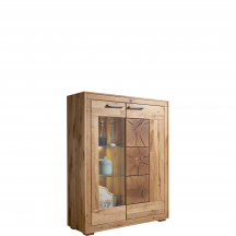 Kredens I drewniany z dzikiego dębu Lewy WZ-0315-0711 WZ-0315 DĄB Podstawowe