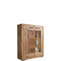 Kredens I drewniany z dzikiego dębu Prawy WZ-0315-2111 WZ-0315 DĄB Podstawowe