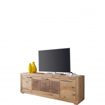 Szafka RTV III drewniana z dzikiego dębu WZ-0315-0511 WZ-0315 DĄB Podstawowe