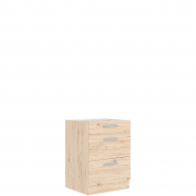 Szafka dolna stojąca 3 szuflady 60D 3S BORDEAUX Podstawowe