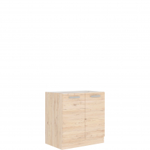 Szafka pod zlewozmywak 2 drzwi 80ZL 2F BORDEAUX Podstawowe