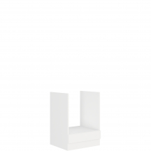 Szafka dolna stojąca pod zabudowę piekarnika 60 D GAZ EKO WHITE Podstawowe