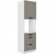 Szafka dolna wysoka słupek pod zabudowę piekarnika 60 DPS-210 3S 1F LUNA CLAY GREY Podstawowe (1)