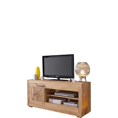 Szafka RTV I drewniana z dzikiego dębu WZ-0315-0311 WZ-0315 DĄB Podstawowe