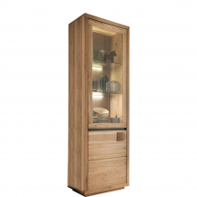 Witryna I drewniana z dzikiego dębu Lewa WZ-0159-7101 WZ-0159 DĄB Podstawowe