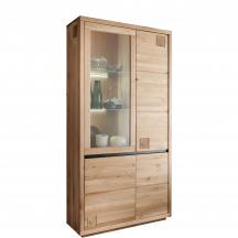 Witryna II drewniana z dzikiego dębu Lewa WZ-0159-6601 WZ-0159 DĄB Podstawowe