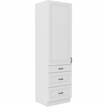 Szafka dolna wysoka słupek 60 DKS-210 3S 1F STILO BIAŁY MAT Podstawowe (1)