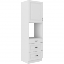 Szafka dolna wysoka słupek pod zabudowę piekarnika 60 DPS-210 3S 1F STILO BIAŁY MAT Podstawowe (1)