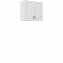 Szafka górna wisząca 2 drzwi 80 G-72 2F STILO BIAŁY MAT Podstawowe (1)