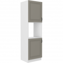 Szafka dolna wysoka słupek pod zabudowę piekarnika 60 DP-210 2F STILO CLAY GREY Podstawowe (1)