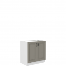 Szafka pod zlewozmywak 2 drzwi 80ZL 2F STILO CLAY GREY Podstawowe (1)