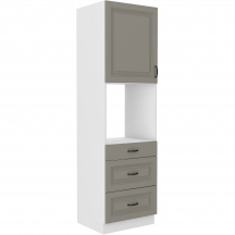 Szafka dolna wysoka słupek pod zabudowę piekarnika 60 DPS-210 3S 1F STILO CLAY GREY Podstawowe (1)