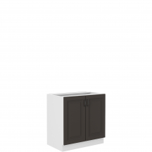 Szafka dolna stojąca 2 drzwi 80 D 2F STILO GRAFIT MAT Podstawowe (1)