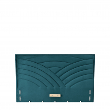 MODULO W3 łóżko 160 - wezgłowie ciemny zielony tap. Monolith 37 MODULO Podstawowe