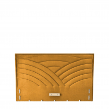 MODULO W3 łóżko 160 - wezgłowie musztradowy tap. Monolith 48 MODULO Podstawowe