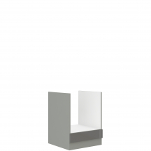 Szafka dolna stojąca pod zabudowę piekarnika 60 D GAZ GREY Podstawowe