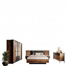 Zestaw mebli do sypialni MILTON SYPIALNIA Podstawowe