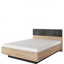 Łóżko 160 x 200 ze stelażem i pojemnikiem TALLY SYPIALNIA Podstawowe