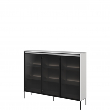 Kredens TR-08 z oświetleniem Biały TREND Podstawowe