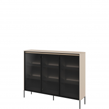 Kredens TR-08 z oświetleniem Beż Piaskowy TREND Podstawowe