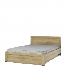 Łóżko 140 x 200 ze stelażem i pojemnikiem SAPORI Podstawowe