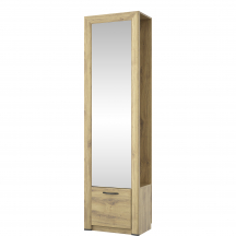 Garderoba 1D z lustrem SAPORI Podstawowe