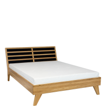 Łóżko drewniane dębowe 120 x 200 LK302 Podstawowe