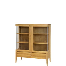 Kredens drewniany dębowy KW336 RETRO DĄB Podstawowe (1)