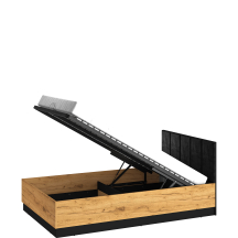 Łóżko 120 x 200 ze stelażem i pojemnikiem 0901 COLT Podstawowe