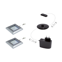 Oświetlenie 2SQUERENB1Z z zasilaczem Podstawowe