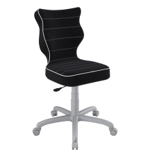 Fotel obrotowy młodzieżowy PETIT SZARY Podstawowe (1)