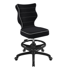 Fotel obrotowy młodzieżowy PETIT WK+P CZARNY Podstawowe (1)